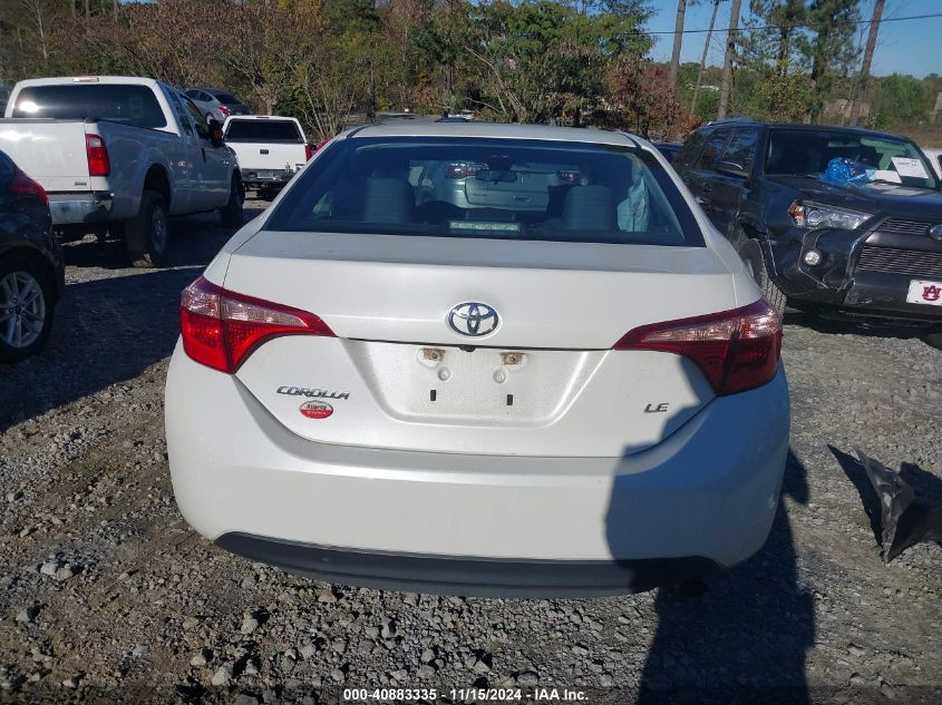 2018 Toyota Corolla Le VIN: 5YFBURHE0JP853426 Lot: 40883335