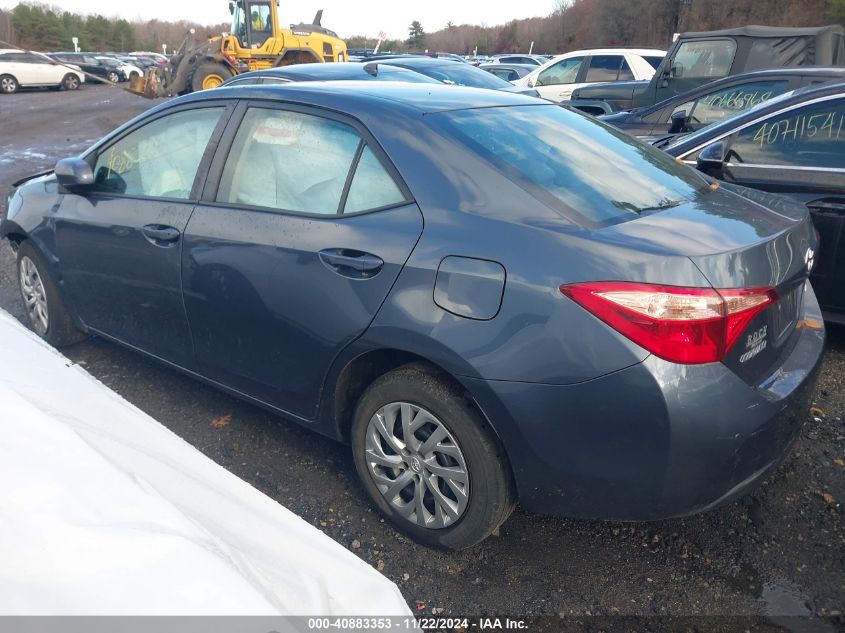 2019 Toyota Corolla Le VIN: 2T1BURHE4KC193781 Lot: 40883353