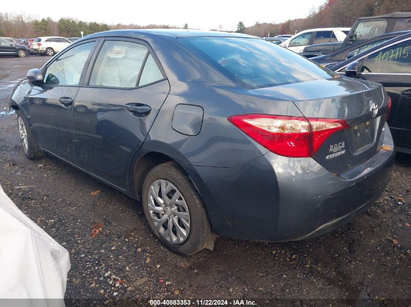 2019 Toyota Corolla Le VIN: 2T1BURHE4KC193781 Lot: 40883353