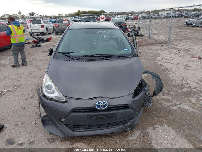 2015 Toyota Prius C One VIN: JTDKDTB34F1582905 Lot: 40883359