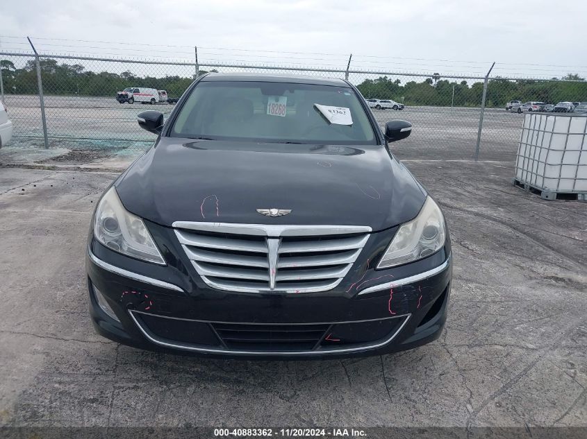 2013 Hyundai Genesis 3.8 VIN: KMHGC4DDXDU240306 Lot: 40883362