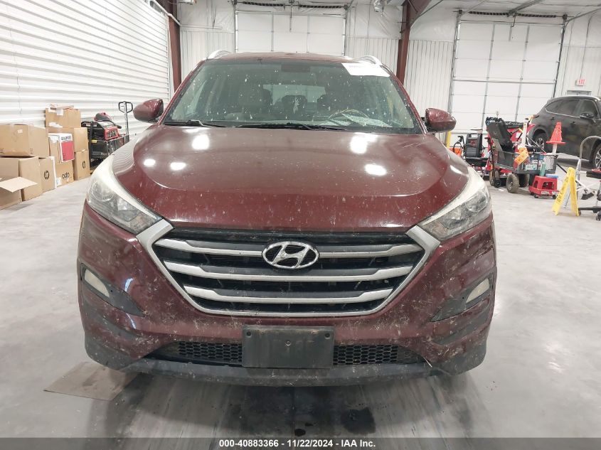 2017 Hyundai Tucson Se VIN: KM8J33A4XHU466372 Lot: 40883366