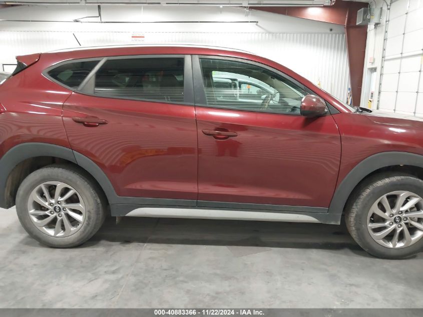 2017 Hyundai Tucson Se VIN: KM8J33A4XHU466372 Lot: 40883366