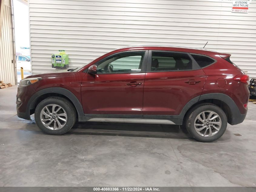 2017 Hyundai Tucson Se VIN: KM8J33A4XHU466372 Lot: 40883366