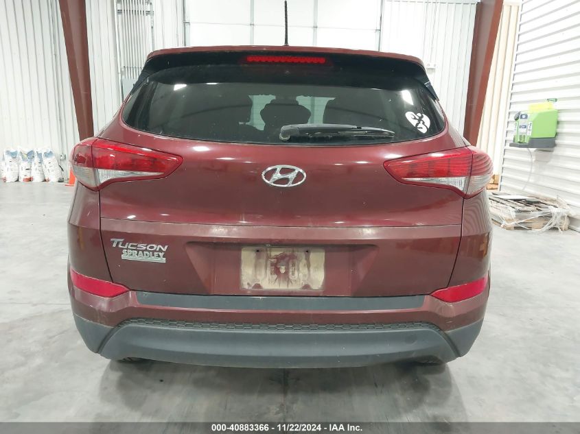 2017 Hyundai Tucson Se VIN: KM8J33A4XHU466372 Lot: 40883366