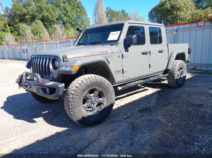 Vin: 1c6jjtbg7ml592277, lot: 41373093, jeep gladiator rubicon 4x4 20212