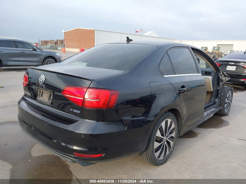 2015 VOLKSWAGEN JETTA HYBRID VIN: 3VW637AJ4FM402673