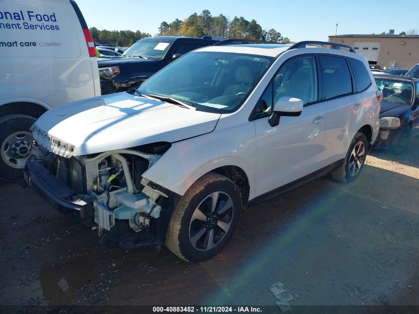 2018 Subaru Forester 2.5I Premium VIN: JF2SJAEC3JH423125 Lot: 40883452