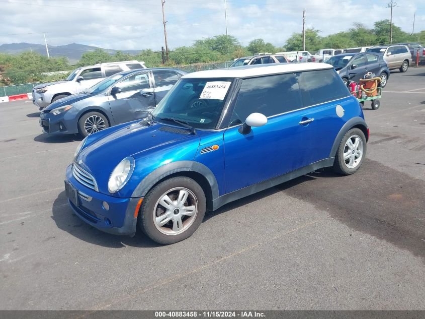 2006 Mini Cooper VIN: WMWRC33546TJ73578 Lot: 40883458