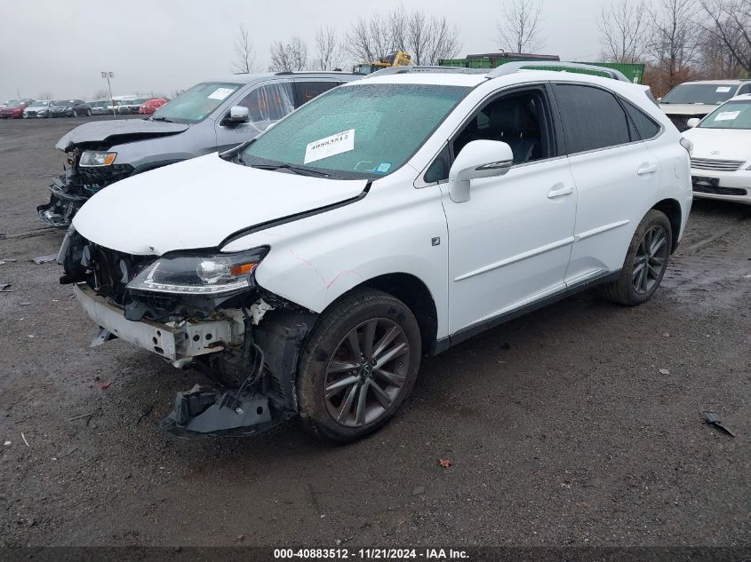 VIN 2T2BK1BA8FC268111 2015 Lexus RX, 350 F Sport no.2