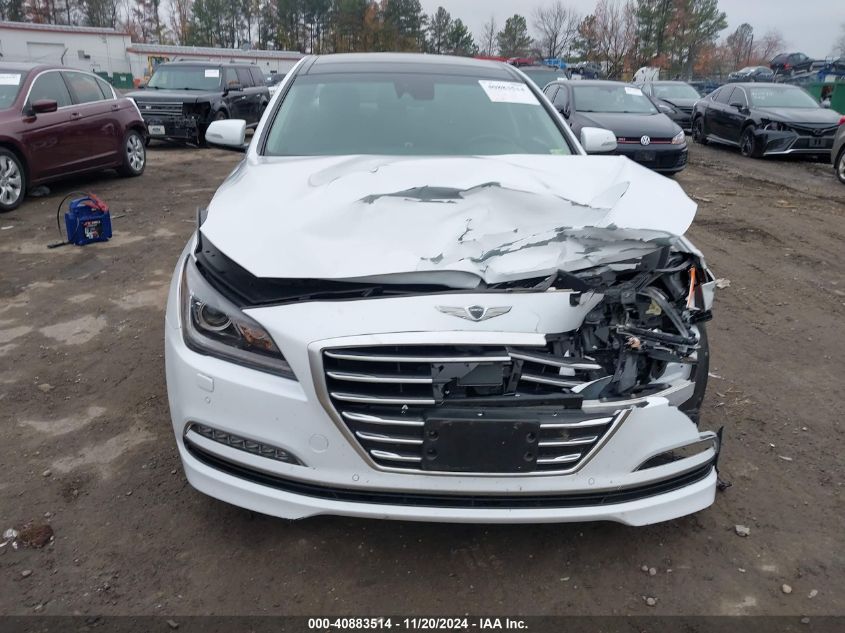 2017 Genesis G80 3.8 VIN: KMHGN4JE4HU207492 Lot: 40883514