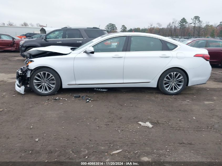 2017 Genesis G80 3.8 VIN: KMHGN4JE4HU207492 Lot: 40883514