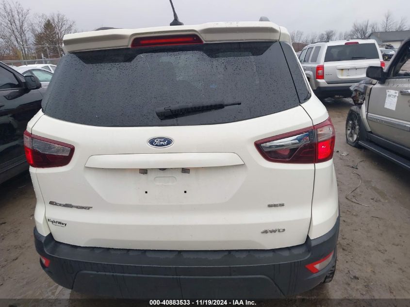 2020 Ford Ecosport Ses VIN: MAJ6S3JLXLC343194 Lot: 40883533