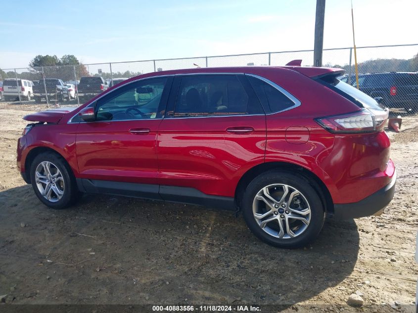 2016 Ford Edge Titanium VIN: 2FMPK3K94GBB86703 Lot: 40883556