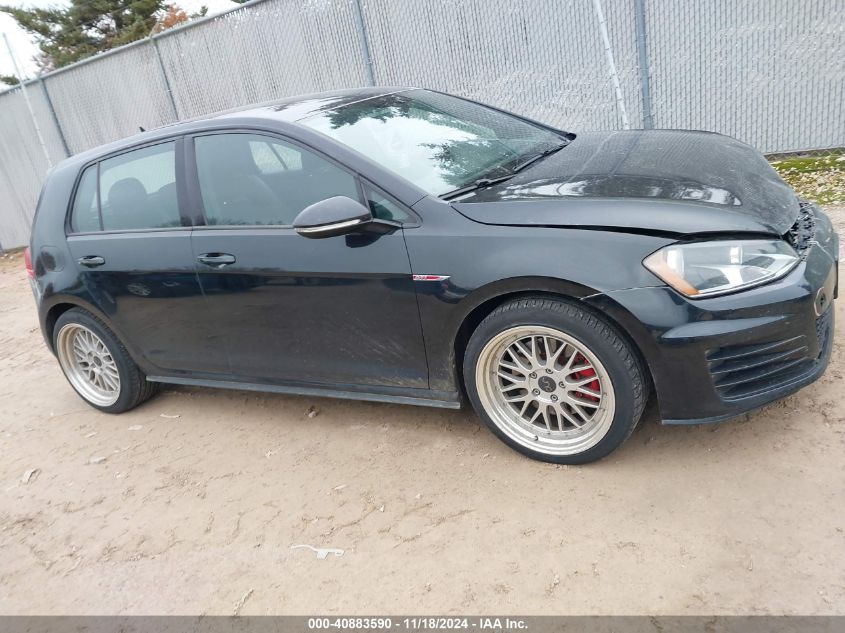 2017 VOLKSWAGEN GOLF GTI AUTOBAHN 4-DOOR/S 4-DOOR/SE 4-DOOR/SPORT 4-DOOR - 3VW5T7AU0HM057800