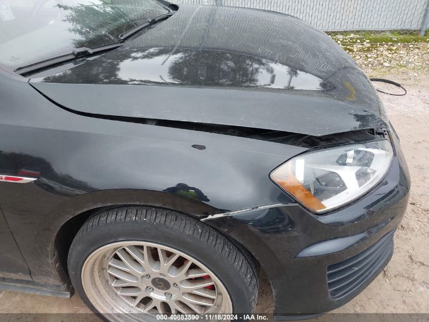 2017 VOLKSWAGEN GOLF GTI AUTOBAHN 4-DOOR/S 4-DOOR/SE 4-DOOR/SPORT 4-DOOR - 3VW5T7AU0HM057800