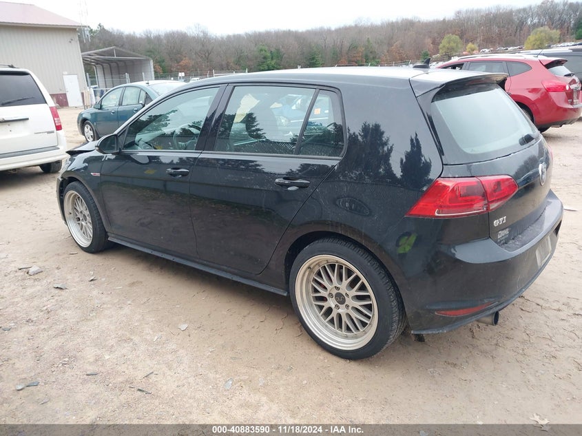2017 VOLKSWAGEN GOLF GTI AUTOBAHN 4-DOOR/S 4-DOOR/SE 4-DOOR/SPORT 4-DOOR - 3VW5T7AU0HM057800