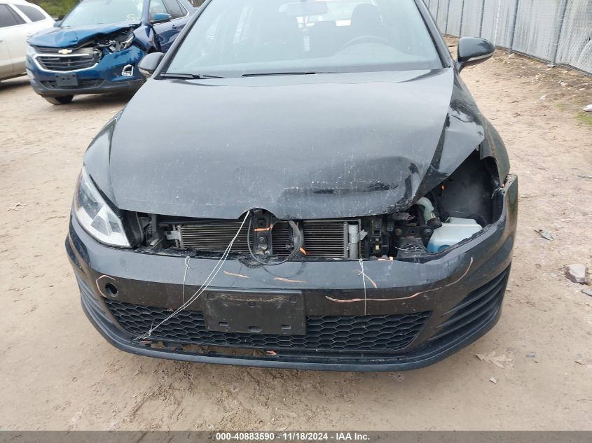 2017 VOLKSWAGEN GOLF GTI AUTOBAHN 4-DOOR/S 4-DOOR/SE 4-DOOR/SPORT 4-DOOR - 3VW5T7AU0HM057800
