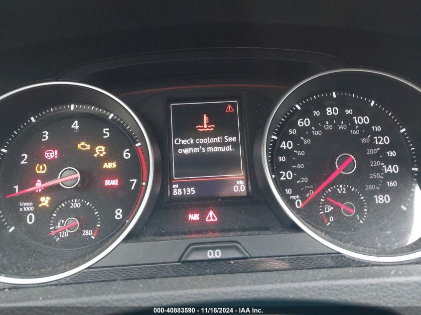 2017 VOLKSWAGEN GOLF GTI AUTOBAHN 4-DOOR/S 4-DOOR/SE 4-DOOR/SPORT 4-DOOR - 3VW5T7AU0HM057800