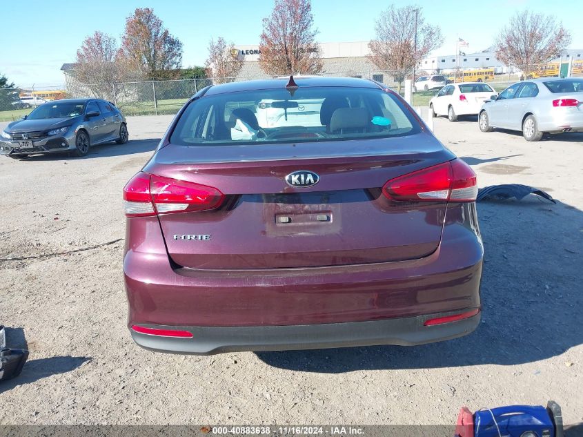 2018 Kia Forte Lx VIN: 3KPFK4A75JE167504 Lot: 40883638