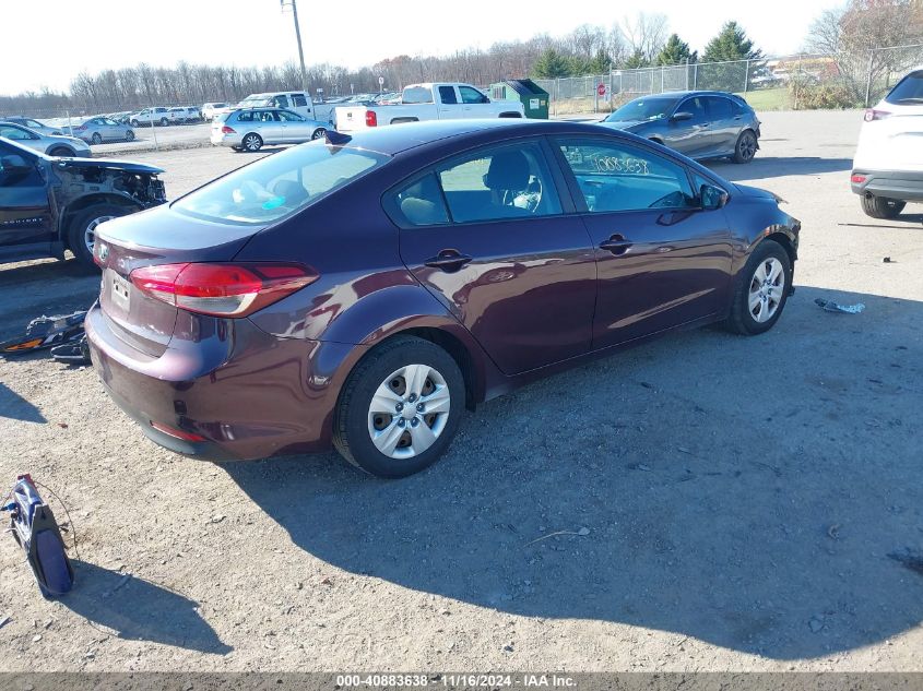 VIN 3KPFK4A75JE167504 2018 KIA FORTE no.4