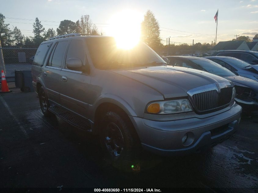 2000 Lincoln Navigator VIN: 5LMFU28A2YLJ27276 Lot: 40883650