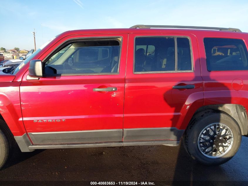 2016 Jeep Patriot Sport VIN: 1C4NJPBB9GD716523 Lot: 40883653