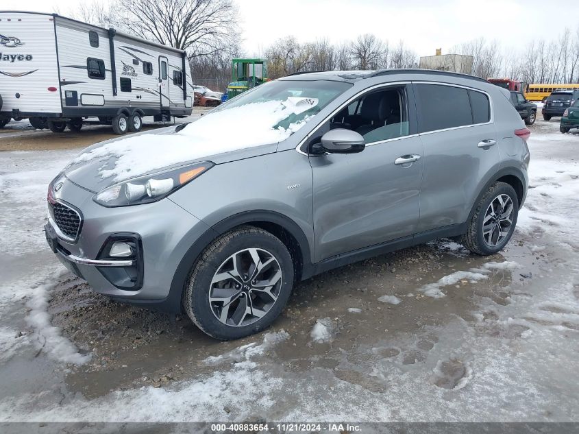 2020 Kia Sportage Ex VIN: KNDPNCAC8L7836418 Lot: 40883654