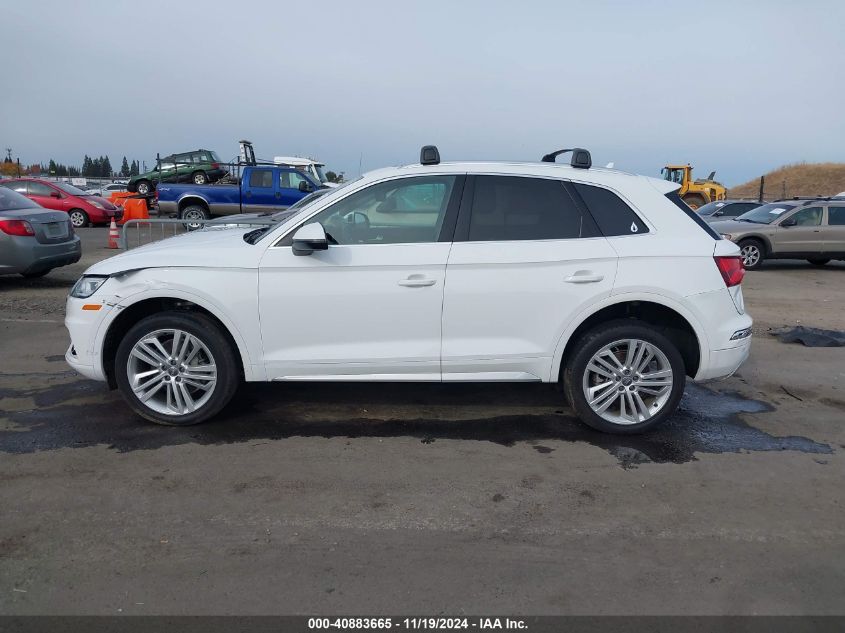 2018 Audi Q5 2.0T Premium/2.0T Tech Premium VIN: WA1BNAFY1J2198407 Lot: 40883665