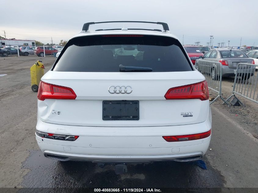 2018 Audi Q5 2.0T Premium/2.0T Tech Premium VIN: WA1BNAFY1J2198407 Lot: 40883665