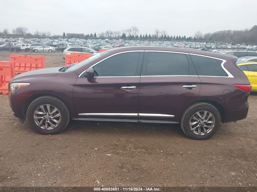 2013 Infiniti Jx35 VIN: 5N1AL0MM4DC324917 Lot: 40883681