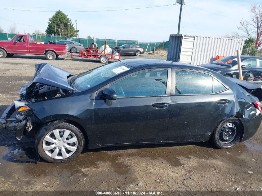 2016 Toyota Corolla Le VIN: 5YFBURHE8GP411566 Lot: 40883693