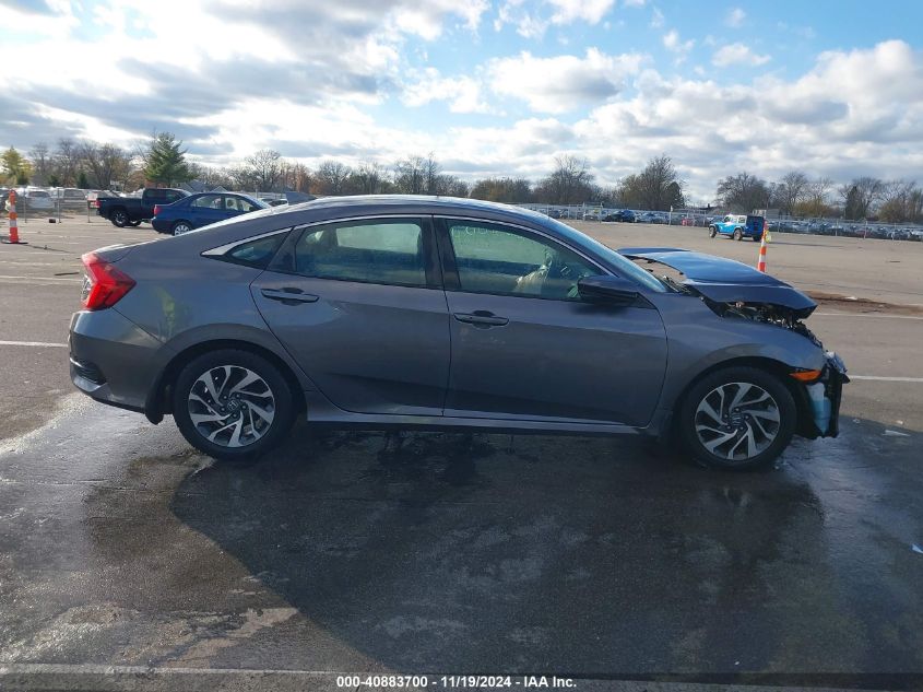 2018 Honda Civic Ex VIN: 19XFC2F70JE018301 Lot: 40883700