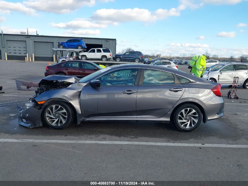 2018 Honda Civic Ex VIN: 19XFC2F70JE018301 Lot: 40883700