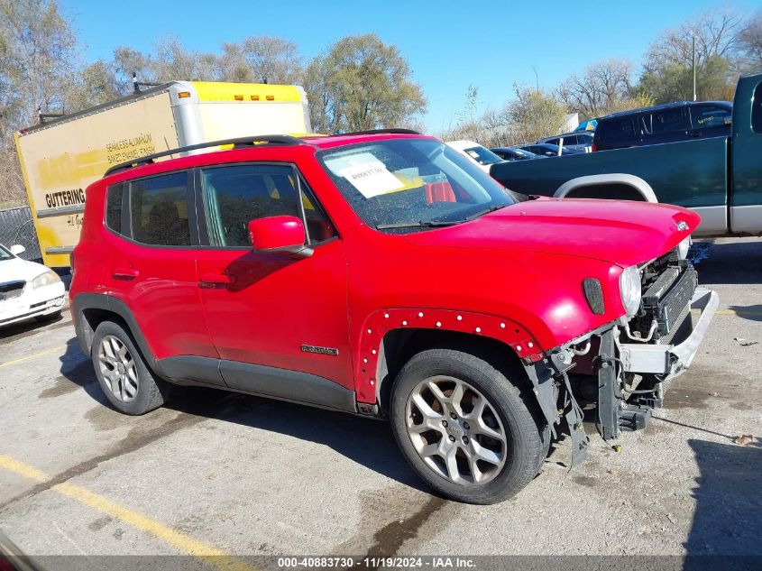 2018 Jeep Renegade Latitude Fwd VIN: ZACCJABB0JPG89497 Lot: 40883730