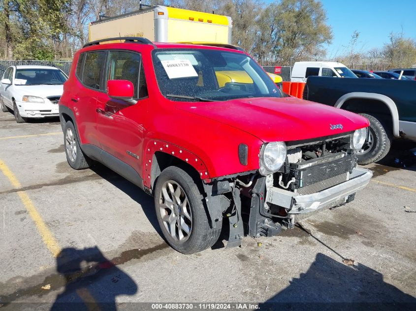 VIN ZACCJABB0JPG89497 2018 Jeep Renegade, Latitude Fwd no.1