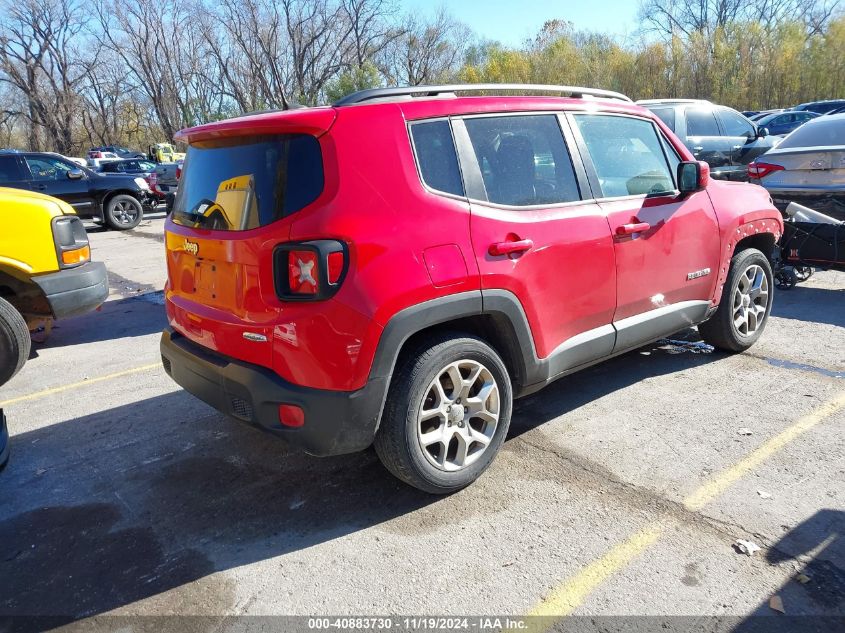 VIN ZACCJABB0JPG89497 2018 Jeep Renegade, Latitude Fwd no.4