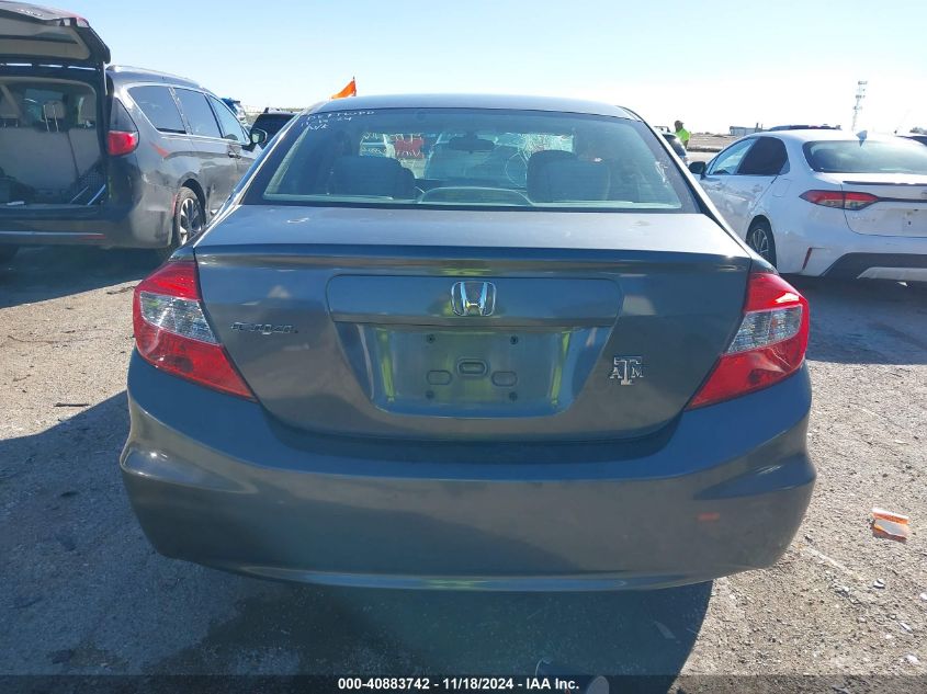 2012 Honda Civic Ex VIN: 19XFB2F87CE058826 Lot: 40883742