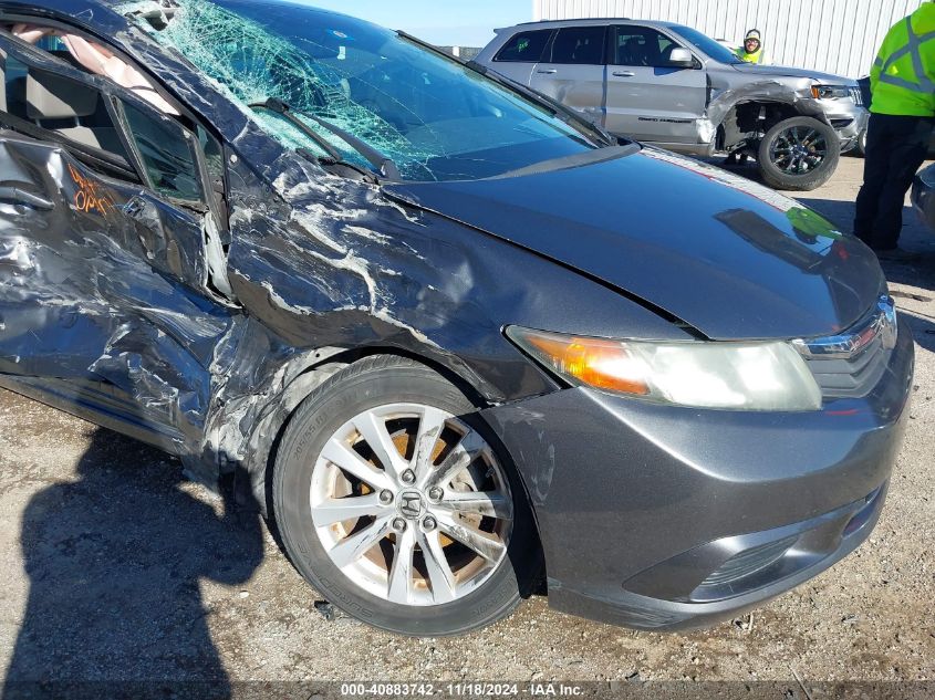 2012 Honda Civic Ex VIN: 19XFB2F87CE058826 Lot: 40883742