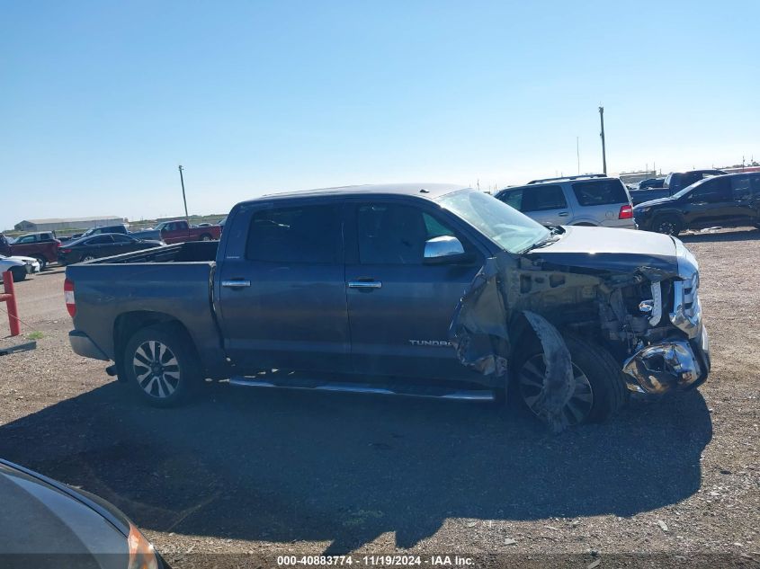 2018 Toyota Tundra Limited 5.7L V8 VIN: 5TFFY5F1XJX241296 Lot: 40883774