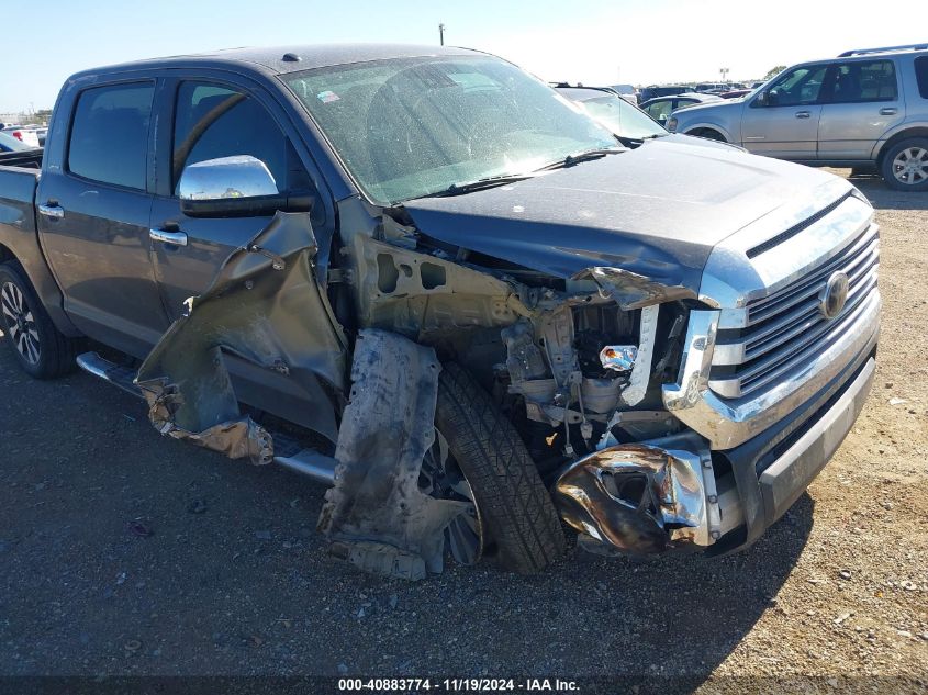 2018 Toyota Tundra Limited 5.7L V8 VIN: 5TFFY5F1XJX241296 Lot: 40883774