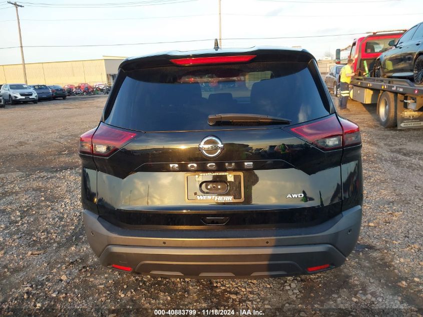 2021 Nissan Rogue S Intelligent Awd VIN: 5N1AT3AB7MC752968 Lot: 40883799