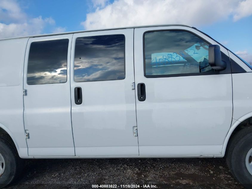 2014 Chevrolet Express 2500 Work Van VIN: 1GCWGFCA0E1198223 Lot: 40883822