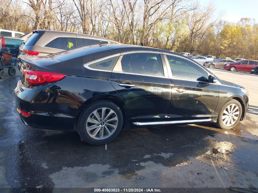 2017 Hyundai Sonata Sport VIN: 5NPE34AF2HH496585 Lot: 40883823