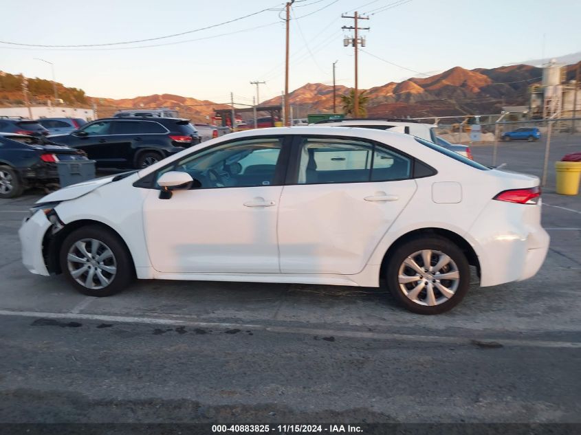 2020 Toyota Corolla Le VIN: 5YFEPRAE2LP126354 Lot: 40883825