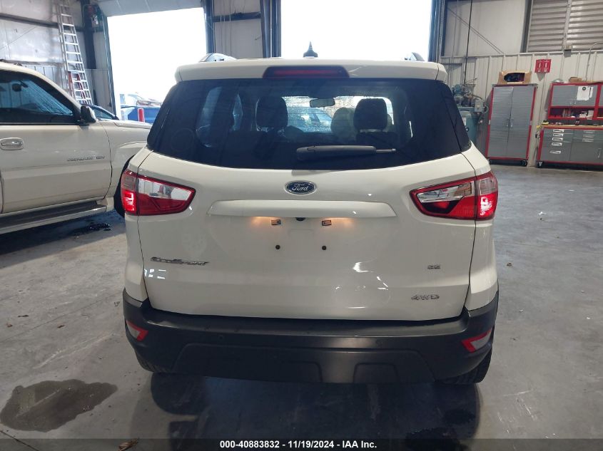 2018 Ford Ecosport Se VIN: MAJ6P1UL0JC233608 Lot: 40883832