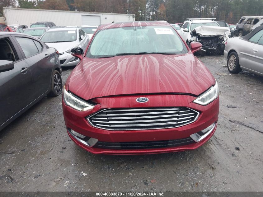 2017 FORD FUSION SE - 3FA6P0HD3HR188981