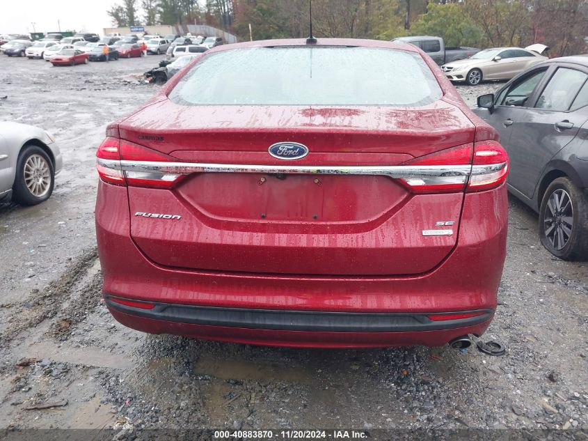 2017 FORD FUSION SE - 3FA6P0HD3HR188981