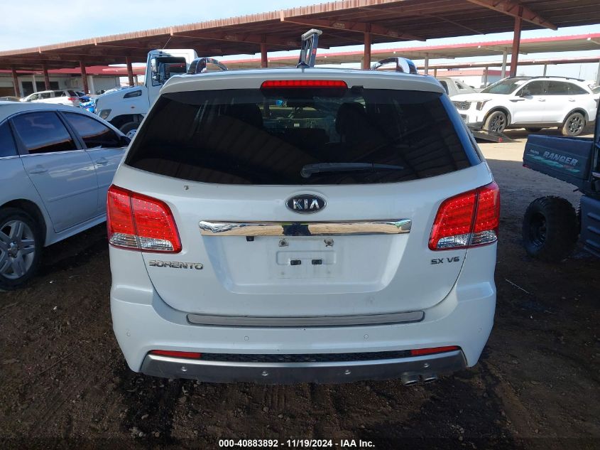 2012 Kia Sorento Sx V6 VIN: 5XYKW4A23CG290599 Lot: 40883892