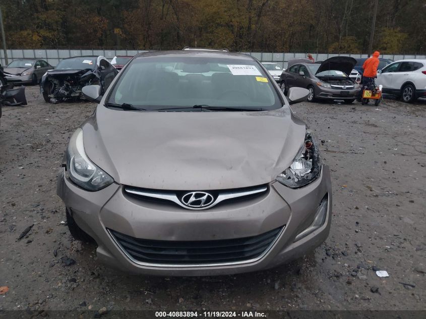 2014 Hyundai Elantra Se VIN: 5NPDH4AE7EH493276 Lot: 40883894